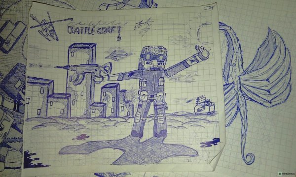 Рисунки ручкой в тетради