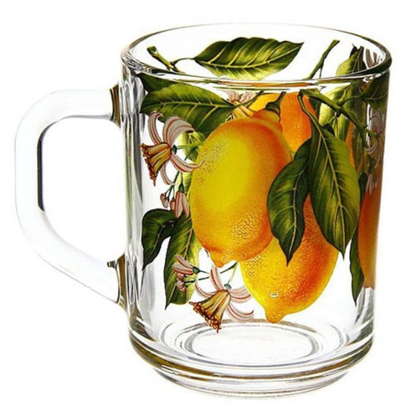 Кружка стеклянная 350мл Luminic