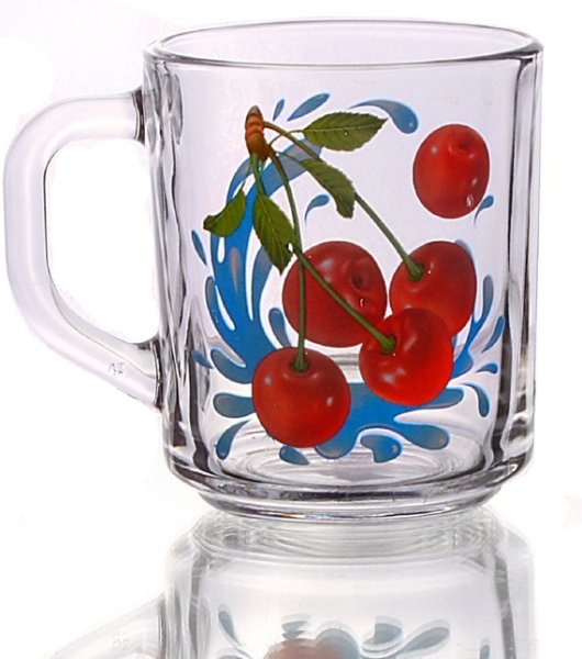 Кружка зеленый чай стекло 200мл