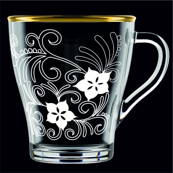 Кружка "Грация" 250мл; "Лилия"