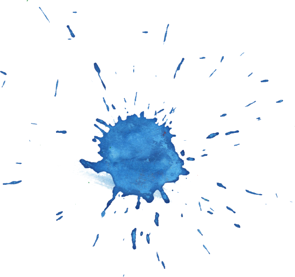 Синее пятно на прозрачном фоне