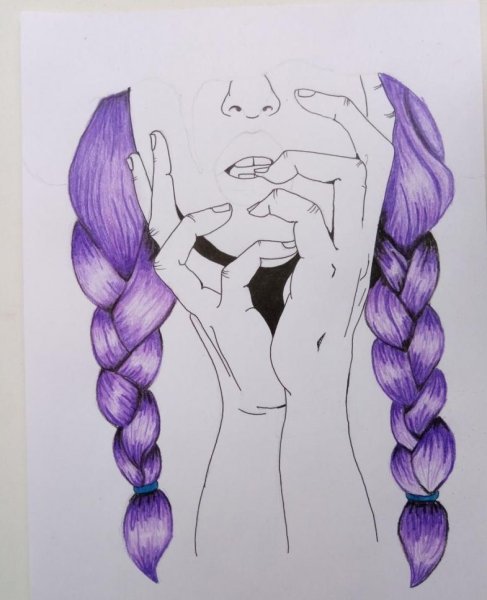 Рисунок косы