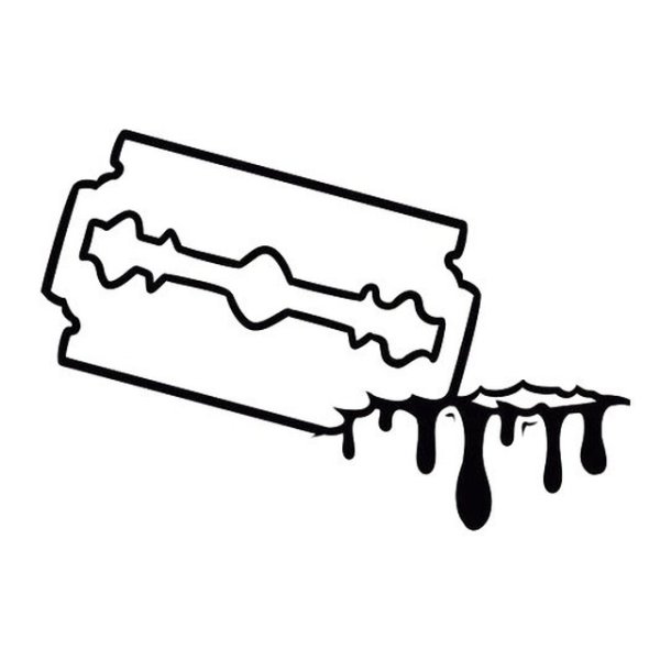 Лезвие бритвы эскиз