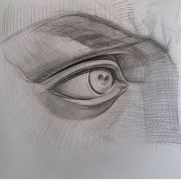 Глаз Давида Академический рисунок