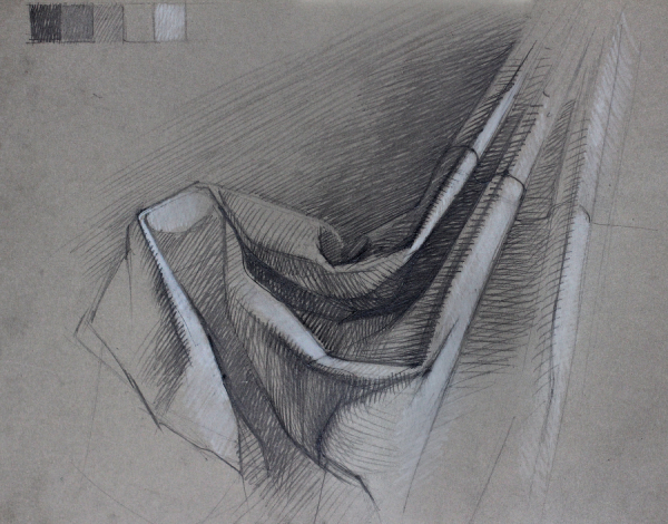 Зарисовки драпировок