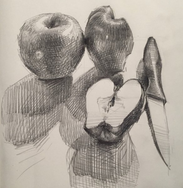 Штриховка карандашом