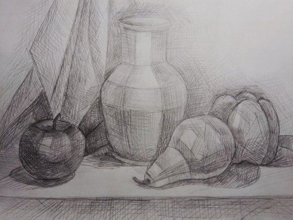 Графический натюрморт лёгкий