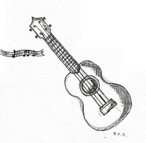 Укулеле эскиз