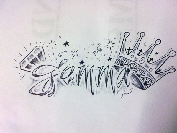 Красивые имена эскизы