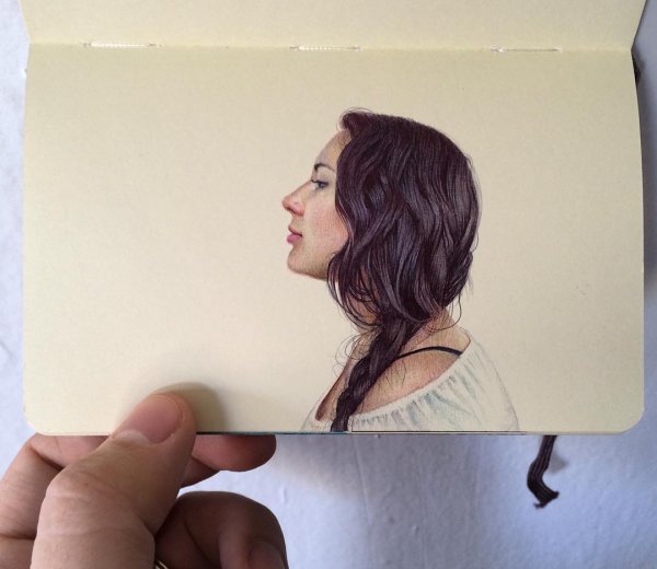 Романтический пейзаж в графике