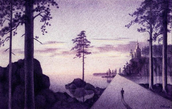 Рисунки на листочке в клетку