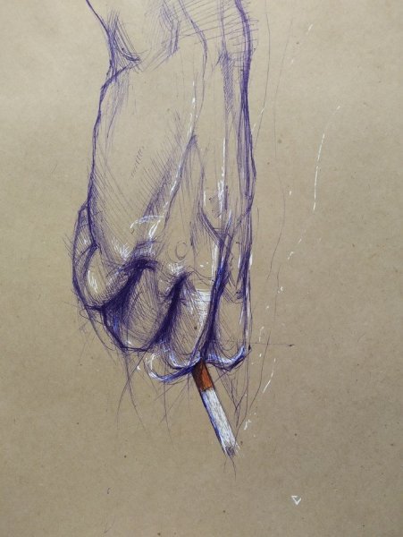 Граффити ручкой