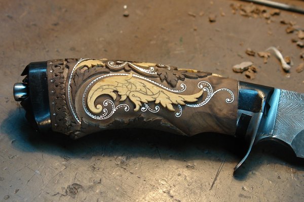 Нож рисунок