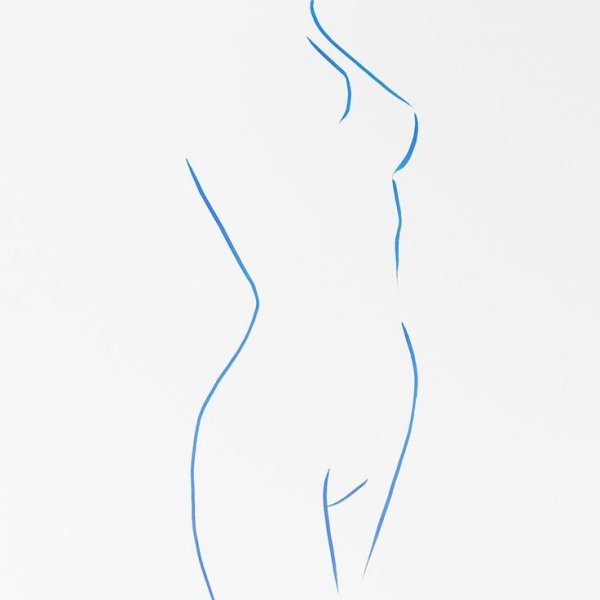 Контур женского тела