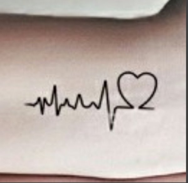 Тату лёгкие пульс