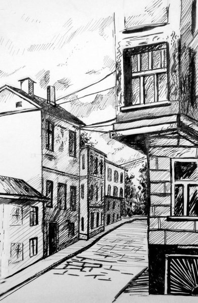 Зарисовки городского пейзажа