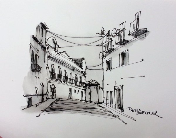 Эскиз города