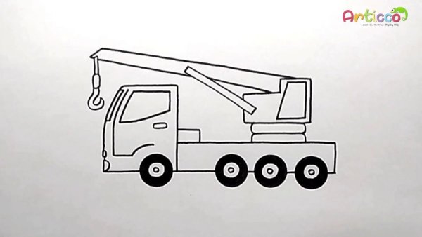 Портовый кран вектор