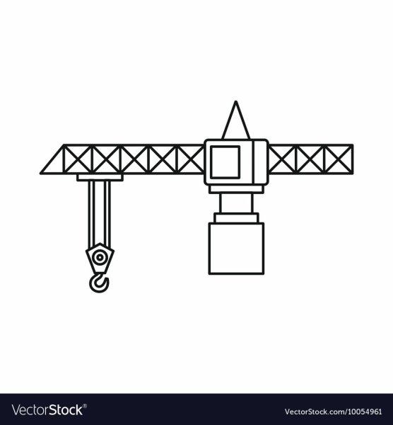 Подъемный кран схематично