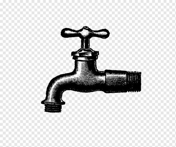 Трафарет крана для воды