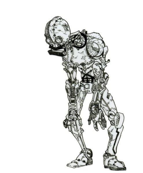 Человекоподобный робот для рисования