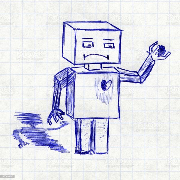 Роботы скетч эскизы