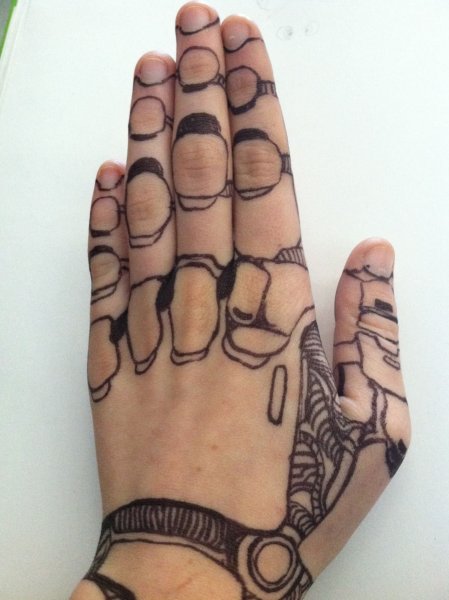 Крутые рисунки на руке