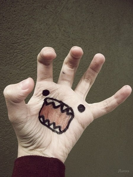 Рисунки ручкой на руке легкие для пацанов