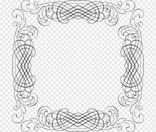 Красивая рамка из линий