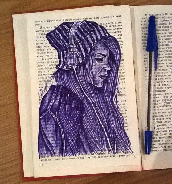 Шедевры ручкой