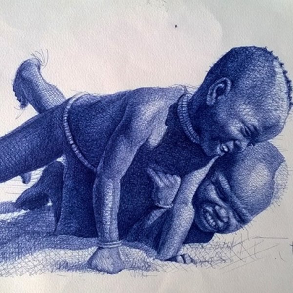 Иллюстрации шариковой ручкой