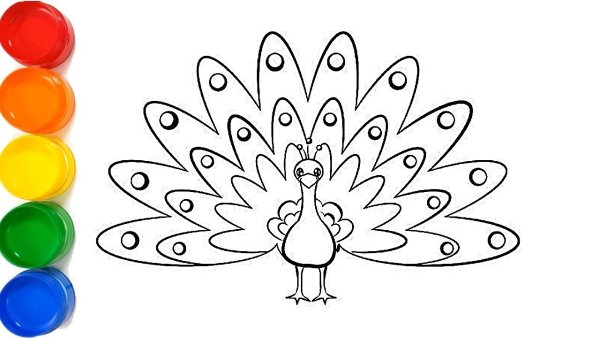 Сказочная птица Графика