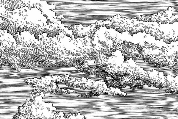 Небо гравюра