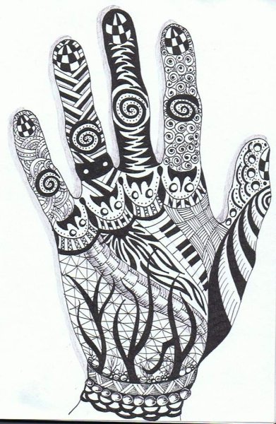 Рисование гелевой ручкой