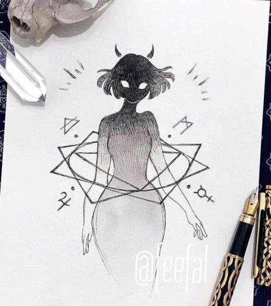 Ужасные рисунки карандашом