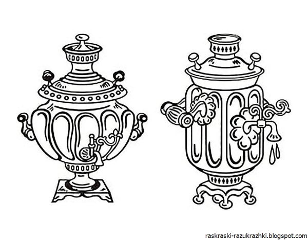 Схема строения электрического самовара