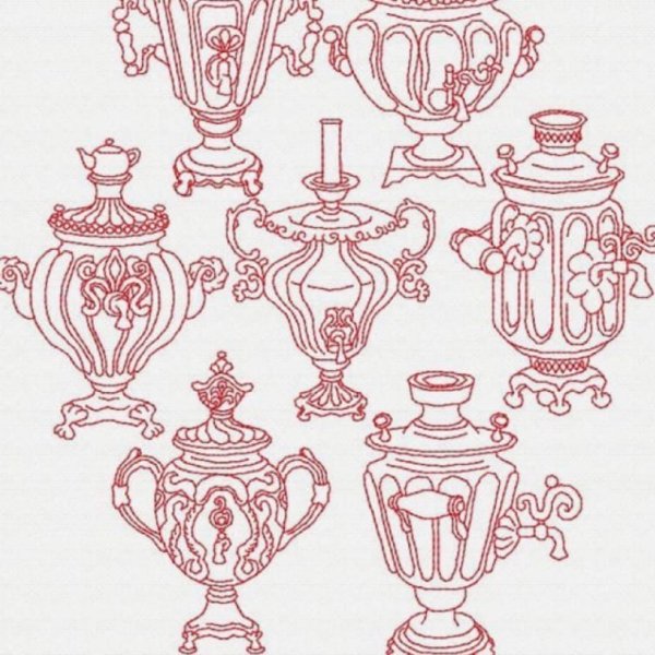 Расписной самовар из фанеры