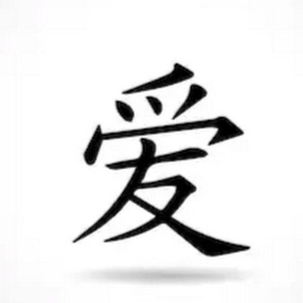 Корейский иероглиф любовь