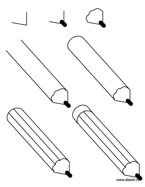 Карандаш схема
