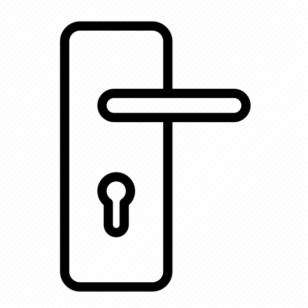 Пиктограмма дверная ручка