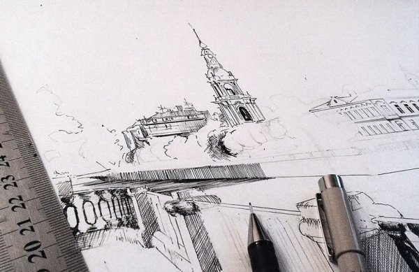 Петербург ручкой