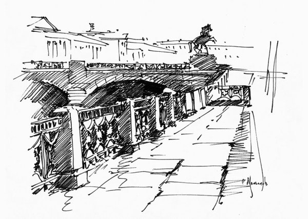 Виды Петербурга Графика