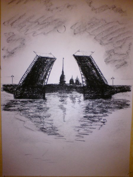 Петербург карандашом