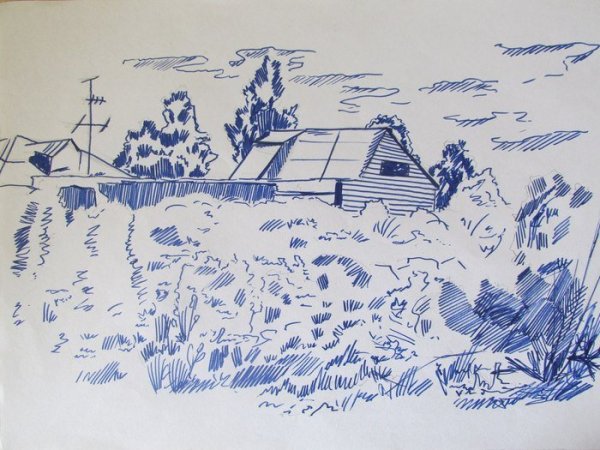 Пейзаж рисунок