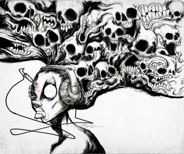 Тату психоделика эскизы