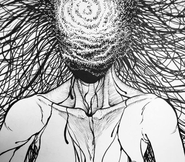 Страшные картины карандашом