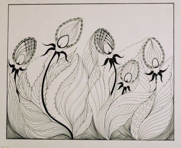 Рисование гелевой ручкой