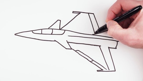 Стилизованное изображение самолета