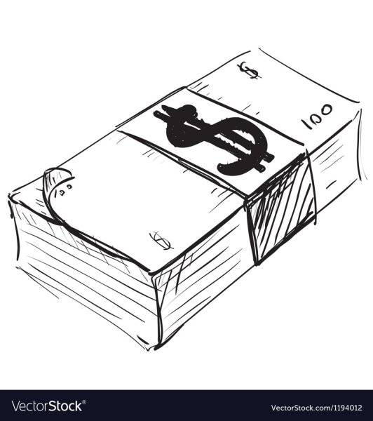 Доллар эскиз