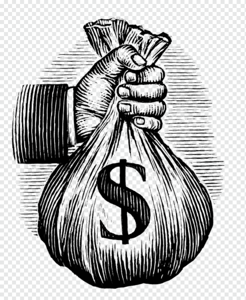 Доллар рисунок карандашом